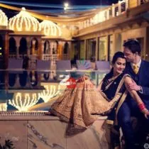 Real couple wedding photo from Udaipur planned by Back 2 Culture